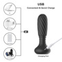Dale New Anal Sex Tool Remote Control Anal Plug 360-degree Bead Variable Frequency Prostate Massage Electric Backlight Plug